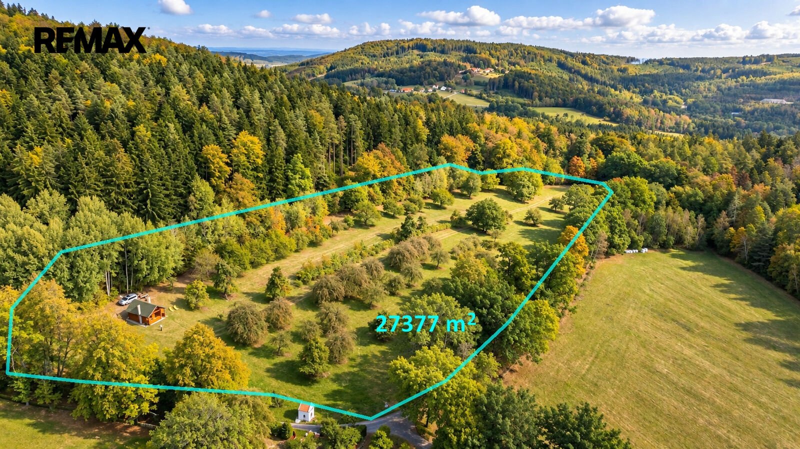 Prodej pozemku 27377 m², Chvalšiny